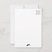 Carte de style de carte postale Ladybug & Dandelio (Dos)