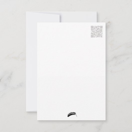 Carte de style de carte postale Ladybug & Dandelio (Dos)