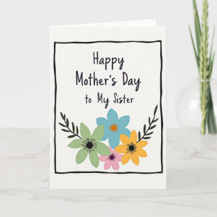 Carte de style d'illustration Maman adorable