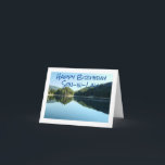 CARTE DE STYLE LAKE "HAPPY BANTHDAY SON IN LAW"<br><div class="desc">JOURNÉES AGRÉABLES AU LAC ET MERCI D'AVOIR ARRÊTÉ PAR L'UN DE MES HUIT MAGASINS~~~</div>