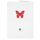 Carte de style Love et Rose Blackboard (Dos)