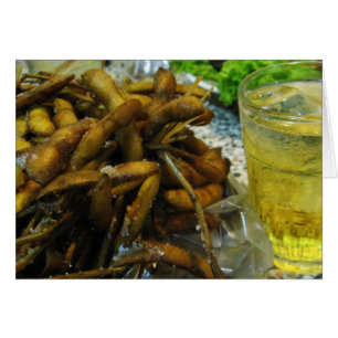 Carte de style thaïlandais Edamame