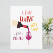 Carte de style vin pour les amis (Debout devant)