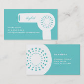 Carte de styliste de sèche-cheveux (Devant / Derrière)