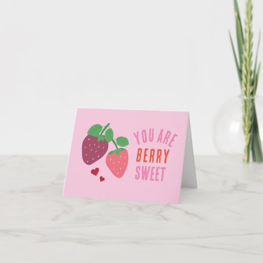 Carte de sucrerie pour la Saint-Valentin (Devant)