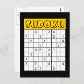 Carte de Sudoku (Devant / Derrière)