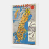Carte de Suède (Angle)