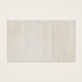 Carte de suggestions pour le nom du bébé rustique  (Dos)