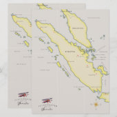 carte de Sumatra (Devant / Derrière)