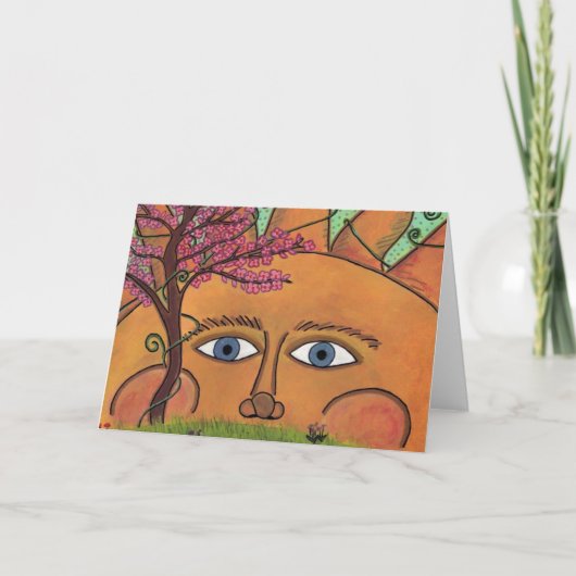 Carte de Sun-Salutation de ressort (Devant)