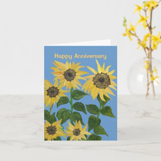 Carte de Sunflower (Fleur jaune)