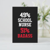 Carte de Super Infirmière Scolaire (Debout devant)