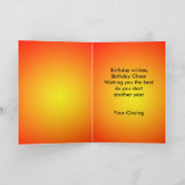 Carte de Superhero Star Joyeuse Birthday (Intérieur)