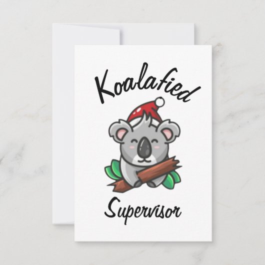 Carte de superviseur koalafied (Devant)