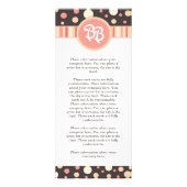 Carte de support de boutique de bébé (Devant)