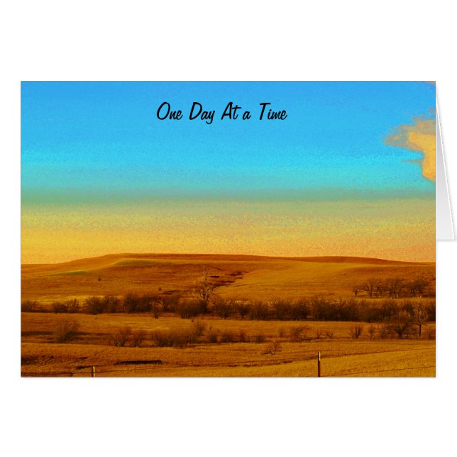 Carte de support de la sobriété (Devant horizontal)