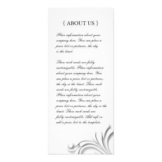 CARTE DE SUPPORT DE MAQUILLEUR (Dos)