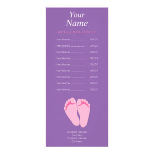 Carte de support de Reflexologist