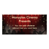 Carte de support de salle de cinéma (Devant)