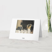 Carte de support pour l'amitié des écureuils amusa (Dos)