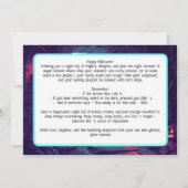 Carte de surprise d'égout éffrayant (Dos)