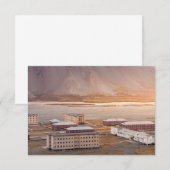 Carte de Svalbard Pyramiden (Devant / Derrière)