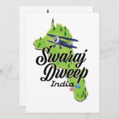 Carte de Swaraj Dweep Inde (Devant / Derrière)