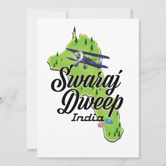 Carte de Swaraj Dweep Inde (Devant)