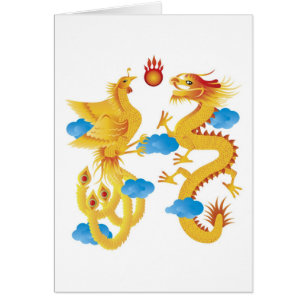 Carte de symbole de dragon de Phoenix