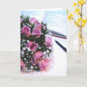 Carte de symboles de mariage (5) (Fleur jaune)