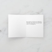 carte de sympathie (Intérieur)