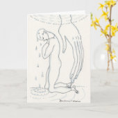 Carte de sympathie (Fleur jaune)