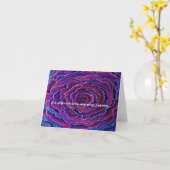 Carte de sympathie (Fleur jaune)