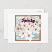 Carte de sympathie (Devant / Derrière)