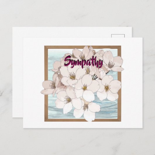 Carte de sympathie (Devant / Derrière)