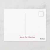 Carte de sympathie (Dos)