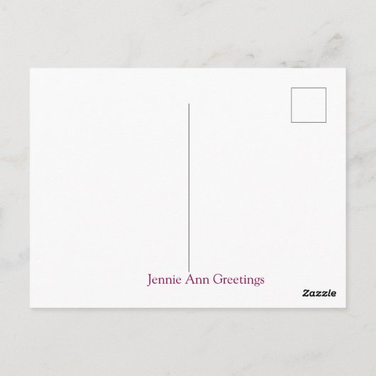 Carte de sympathie (Dos)