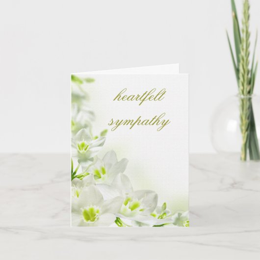 Carte de sympathie (Devant)