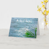 Carte de sympathie : A Hui Hou (Fleur jaune)