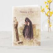 Carte de Sympathie alternative (Fleur jaune)