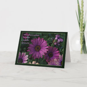 Carte de sympathie : Amour plantes un jardin de so