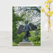 Carte de sympathie « Ange de l'espoir » (Fleur jaune)