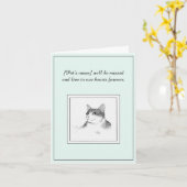 Carte de Sympathie Angora turque (Fleur jaune)