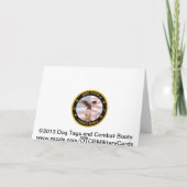 Carte de sympathie au coeur militaire (Dos)