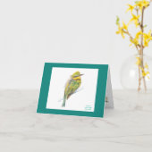 Carte de sympathie avec des pensées (Fleur jaune)