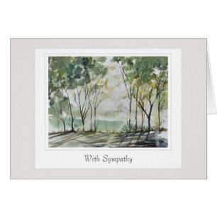 Carte de sympathie avec verset bienveillant