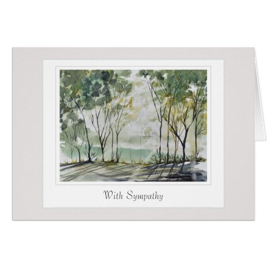 Carte de sympathie avec verset bienveillant (Devant horizontal)