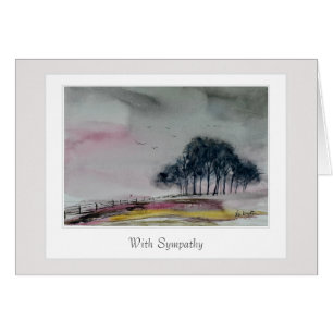 Carte de sympathie avec verset bienveillant