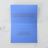 Carte de sympathie avec versets (Intérieur)