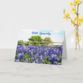 Carte de Sympathie Bluebonnet Country Art (Fleur jaune)